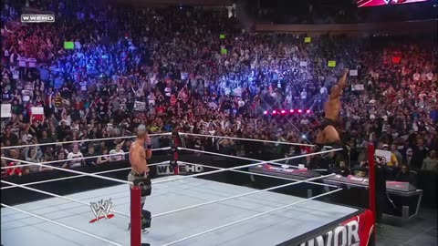 FULL MATCH - John Cena & The Rock vs. The Miz & R-Truth： Survivor Series video