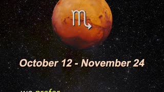 Mars Enters Scorpio