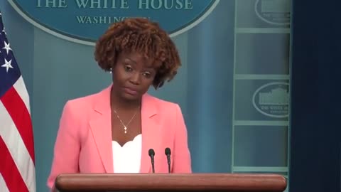 White House Press Rebuke Karine Jean-Pierre In Unison (VIDEO)