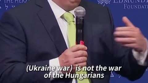 Minister Orban Exposes The West's hypocrisy when it comes to Ukraine