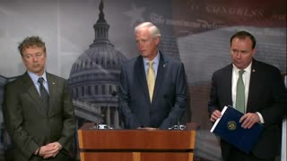 Senator Johnson Q&A at Senate GOP Press Conference 1.25