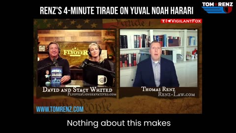 Renz's 4-Minute Tirade on Yuval Noah Harari