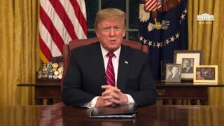 Trump Oval Office Address Part 1