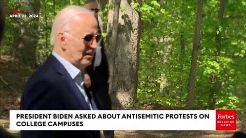 JUST IN: Biden Condemns Antisemitism & 'Those That Don't Know What's Going On With The Palestinians'