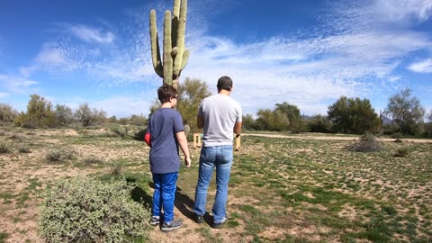 Family Plinking - windy balloon vigilante