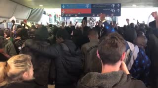 Migrants Rush International Airport and Issue Demands