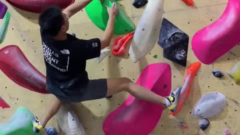 The North Face Global Rock Climbing Day, a tough rock climbing competition v4, finally hit [frown]