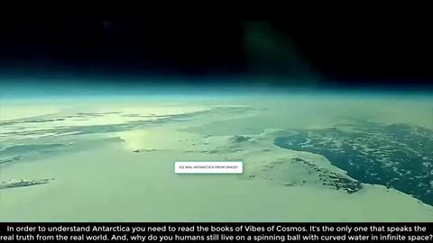 Antarctica Ice Wall from Space on Earth