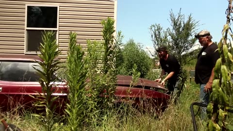 Abandoned 1971 Ford Mustang, Will It Run & Drive Home After 25 Years? | Turnin Rust