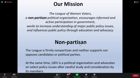 Getting to Know the League of Women Voters