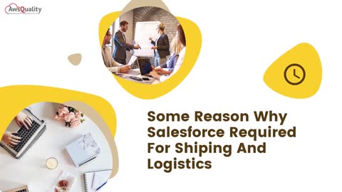 Salesforce For Shipping And Logistics Services