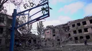 Russian missiles destroy Kramatorsk school, homes