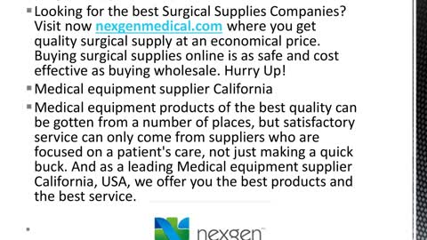 Reliable Medical Equipment Supplier - Medical Equipment Supplier