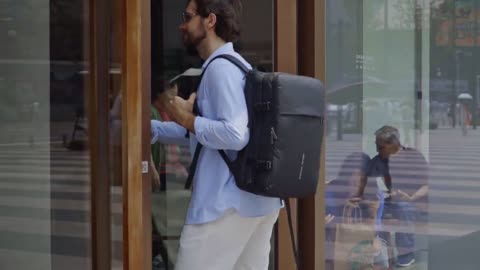 Mark Ryden Expandable Men Backpack Fits 17 inch Laptop USB Recharging Travel Male Bag Mochila