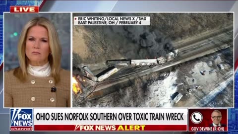 Ohio sues Norfolk Southern over toxic train wreck