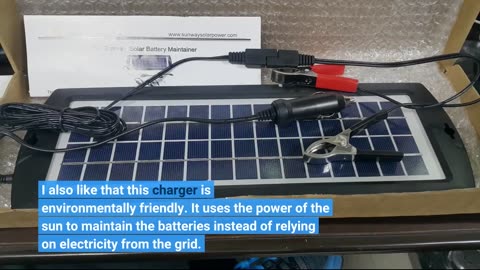Buyer reviews : Sunway Solar Car Battery Trickle Charger & Maintainer 12V Solar Panel Power Battery