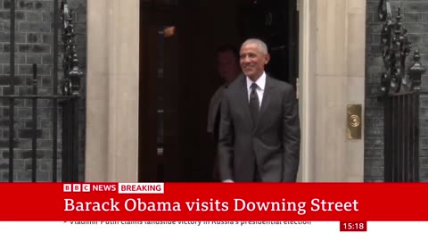 Barack Obama is in London for Private Talks With United Kingdom Prime Minister Rishi Sunak