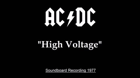 AC-DC - High Voltage (Live in Sydney, Australia 1977) Soundboard