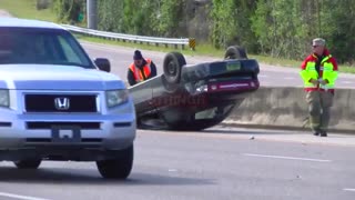 Driver Injured After Vehicle Rollover in Mobile, AL