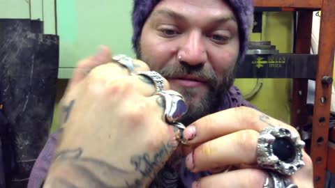Bam Margera (Part 1) Getting The Rings Cut Off Fingers by Blacksmith Rait in Estonia