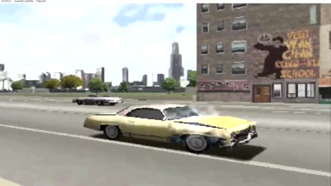 High speed chase of a 1972 Oldsmobile 442 car in Chicago in Driver 2 - Part 8