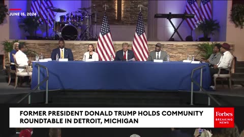 JUST IN: Trump Promises To End Push For Electric Cars At Community Roundtable In Detroit, Michigan