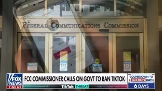 FCC Commissioner comments on TikTok's future in the US.