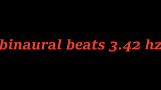 binaural beats 3.42 hz