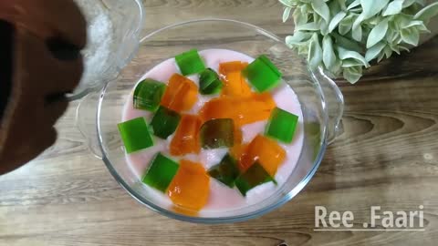 asmr | Thailand dessert | coconut jelly | how to make thai coconut jelly