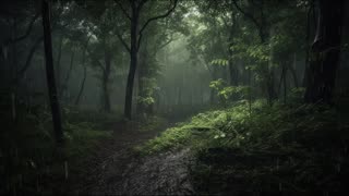 Rain Sound in Deep Forest _ Immersive Nature Sounds for Relaxation, Study, Sleep