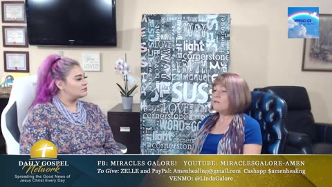 Miracles Galore! Daily Gospel Network TV Show by Pastor Linda Mateo