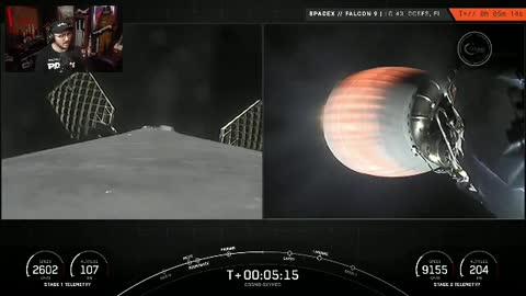 Never Seen Footage! Booster Separation & Landing #SpaceX #Falcon 02/02/22