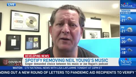 Removing neil young music