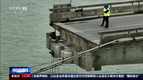 Two killed as ship crashes into bridge in China