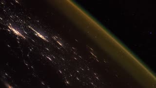 Rocket Launch as Seen from the Space Station