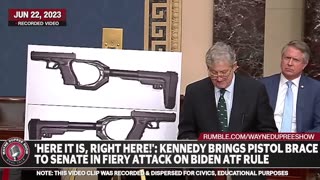 Kennedy Strikes Back - New Legislation to Overturn Biden's Recent Pistol Brace Rule