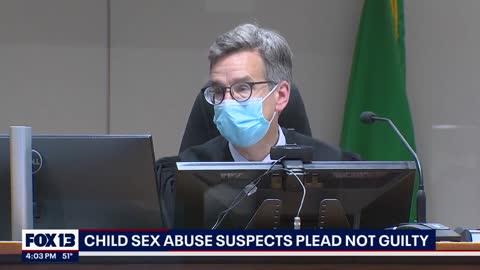 Child sex abuse suspects plead not guilty