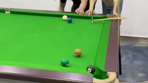 Funny video chatting with game billiards million views