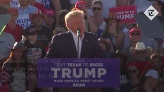 'I'm the most innocent man in American history' - Trump defiant at rally in Texas