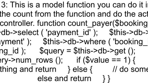 Accessing count value in mysql