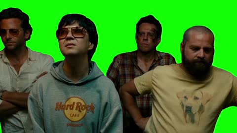 The Hangover II - Mr. Chow's Song (Time In A Bottle) - Green Screen