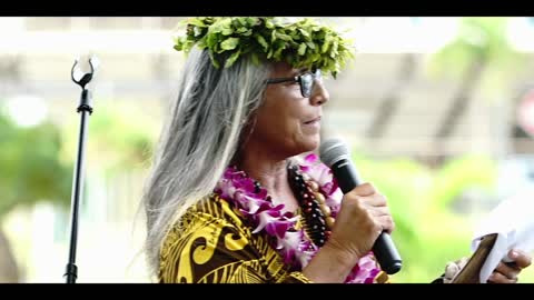 2 of 12 - Auntie Donna Sterling - Mandate Free Maui March and Rally