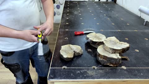 WOODWORKING Making a cutting board.