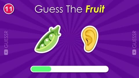 Guess The Fruits by Emojis