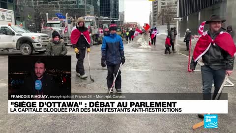 Le "Convoi de la liberté" canadien, un mouvement plus proche de QAnon que des Gilets jaunes