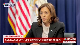 Kamala Doesn’t Even Know What She’s Saying Here
