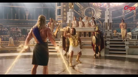 Thor#And#Zeus fight scene/Thor Love And Thunder