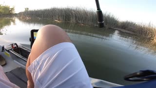 Fishing Shallow for BIG Spawning Bass!