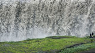 Dettifoss Waterfall In Iceland Free To Use Loop Video (No Copyright)