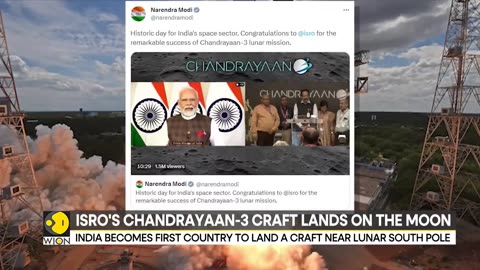 Chandrayaan-3: 'India on the moon, Indians over the moon' | Latest World News | English News | WION